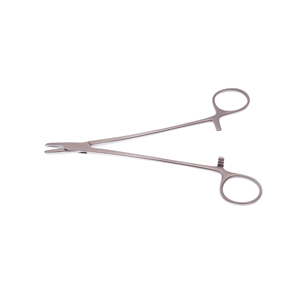 Adson Needle Holder Fenestrated Jaws 7"
