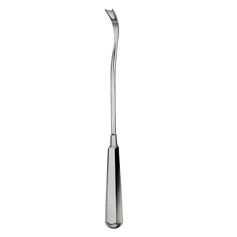 Downing Cartilage Knife Concave Edge With Guards 10"