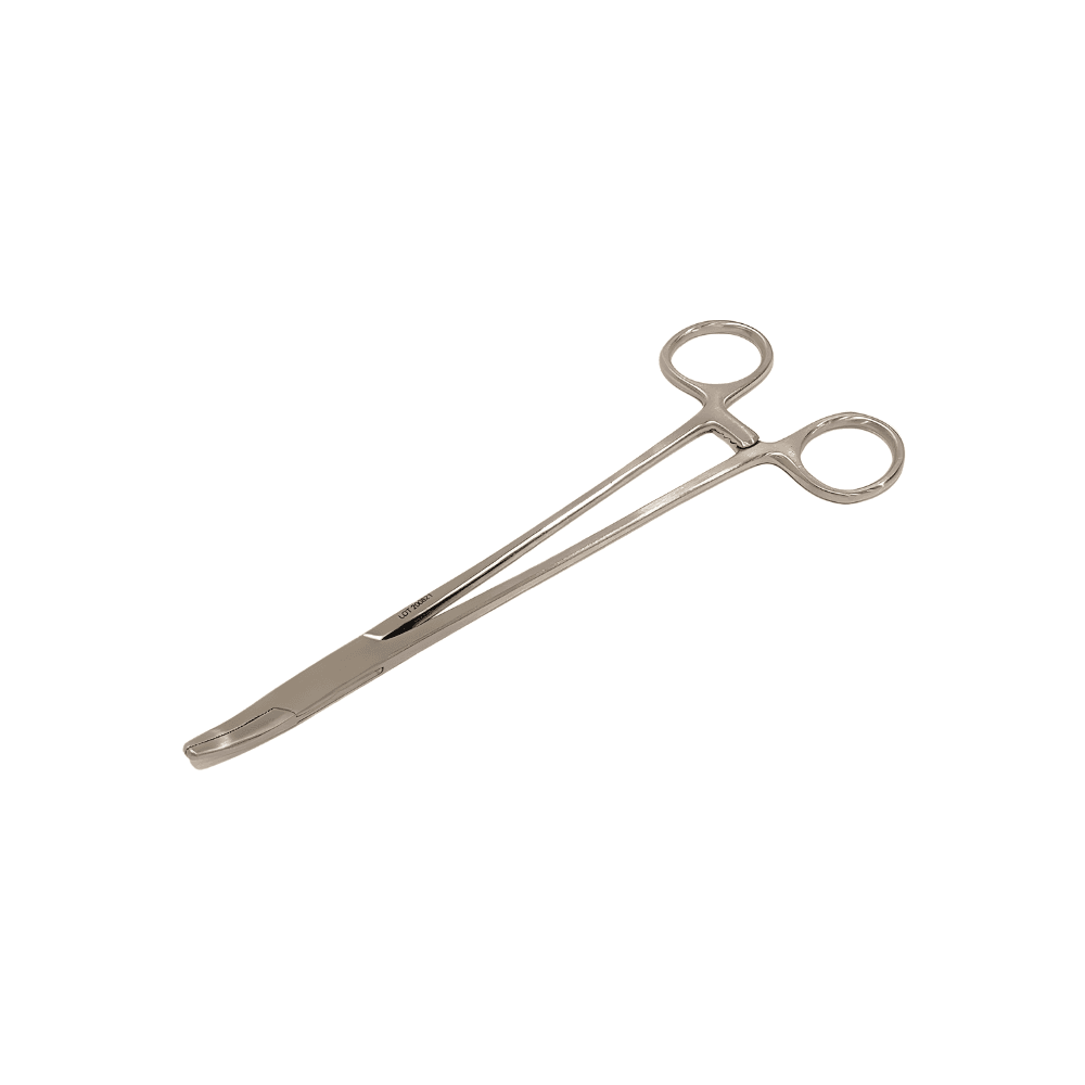 Heaney Needle Holder Curved 10" Tungsten Carbide