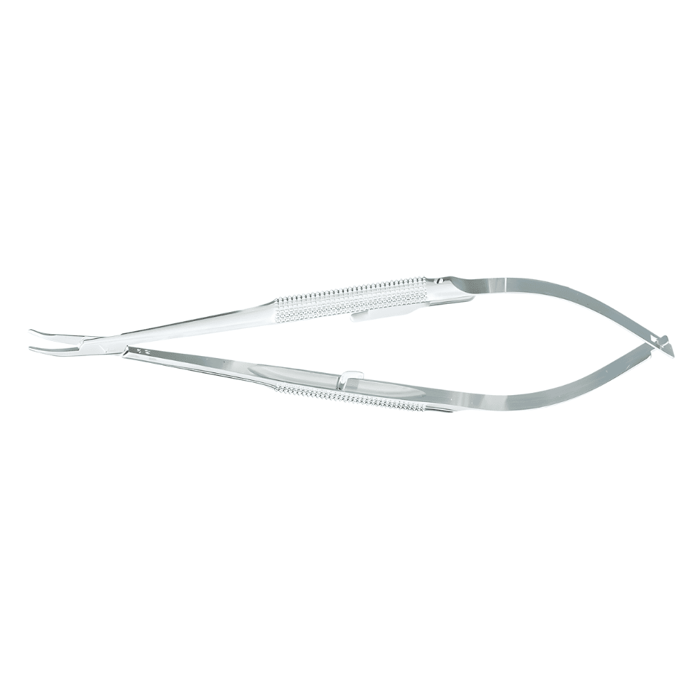Micro Surgery Needle Holder 5 1/4″ Curved Jaws