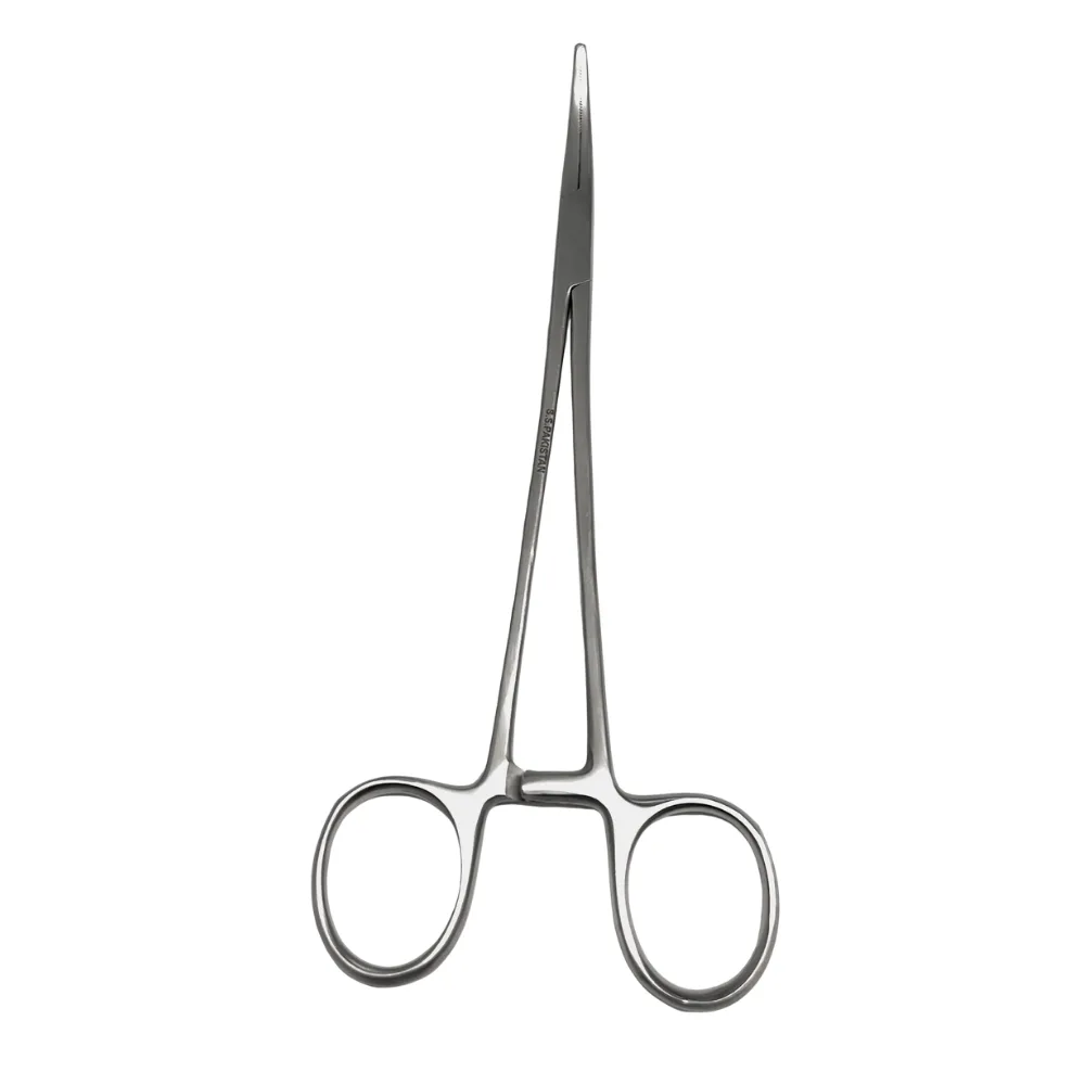 Schnidt Forceps 7.5 inch curved