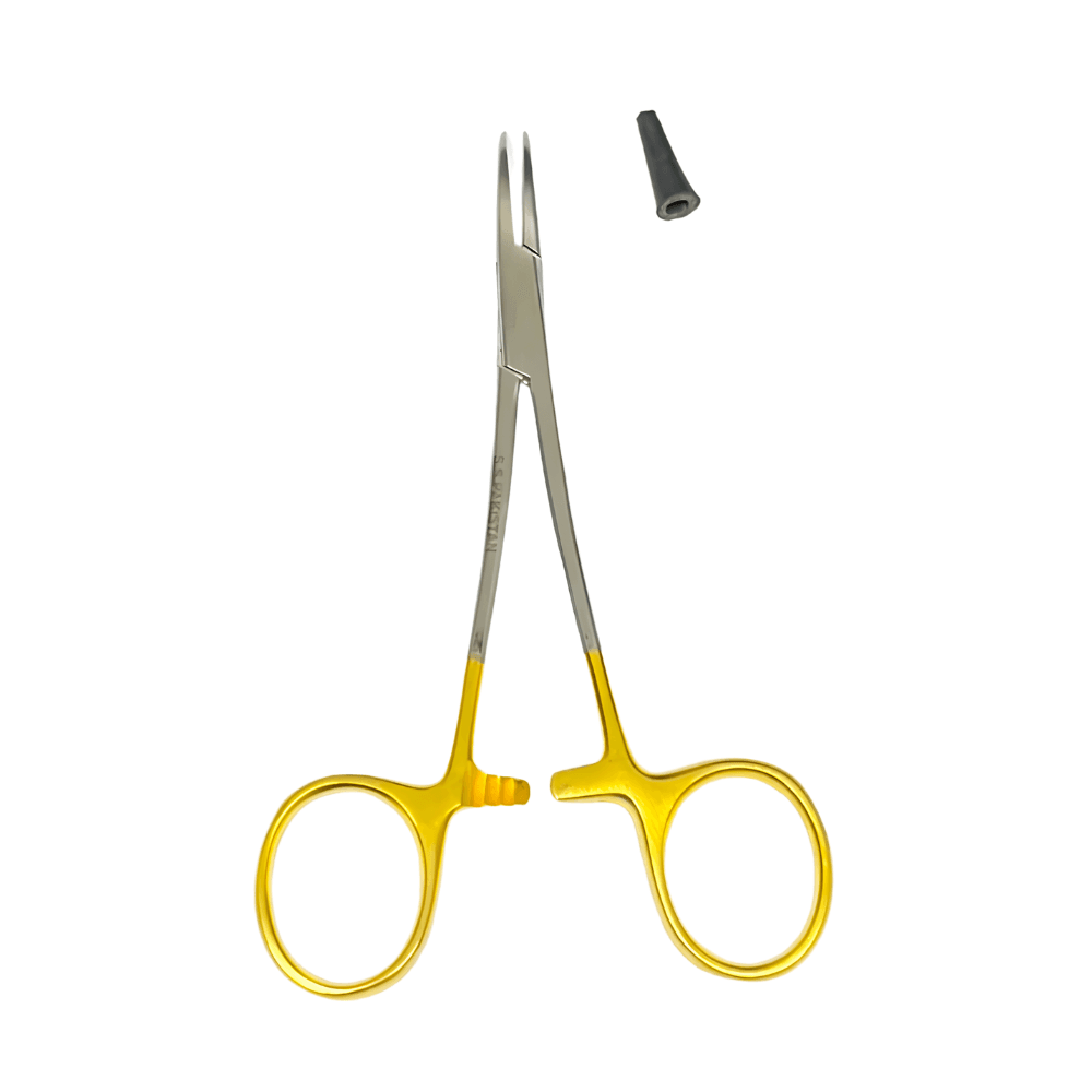 Vasectomy Dissection Forceps 5 inch Gold Plated