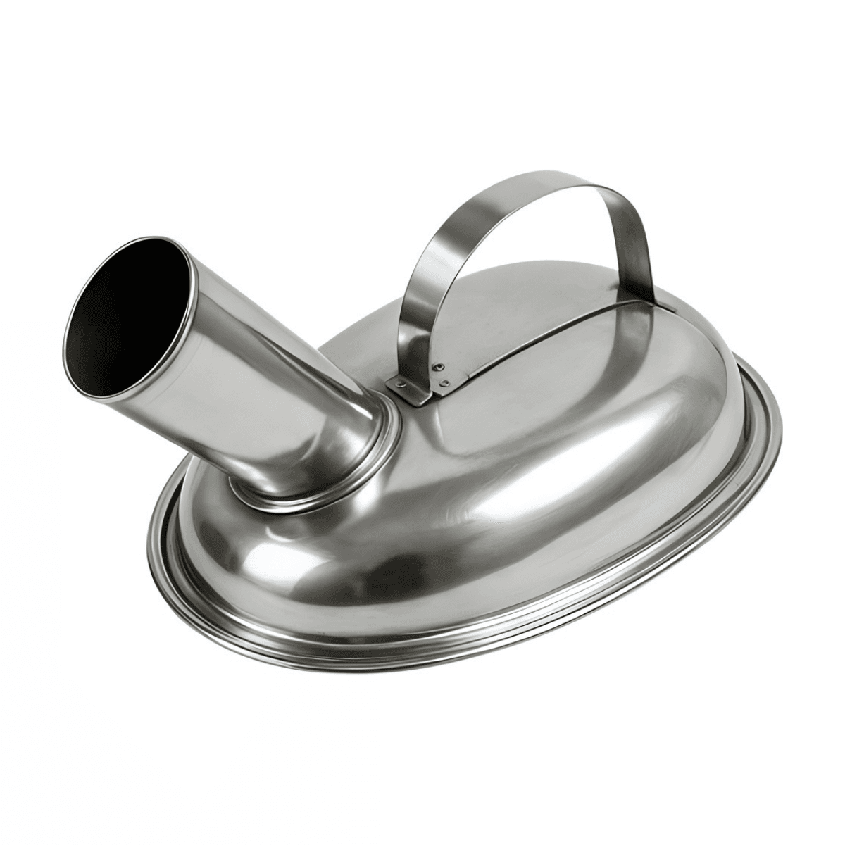 Male Urinal – Stainless Steel with Handle | 1100 ml Capacity